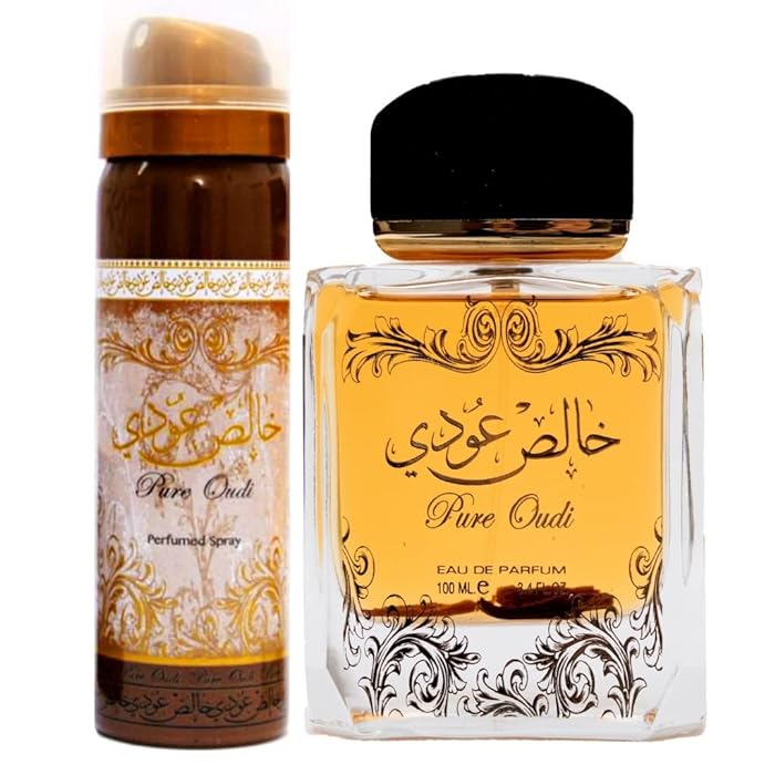 Pure Oudi Eau De Parfum 100ml + Deoderant By Lattafa