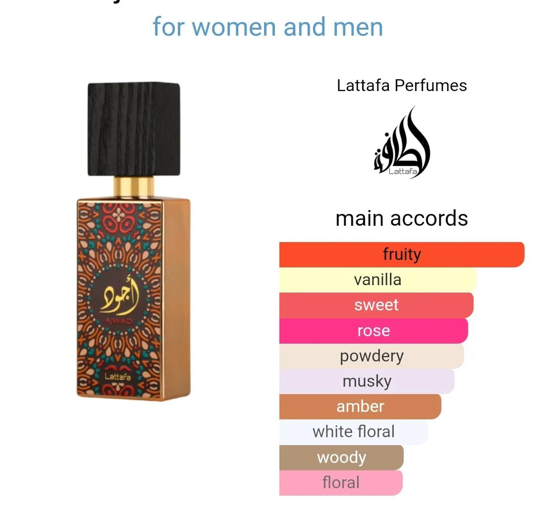 Ajwad Eau De Parfum 60ml By Lattafa