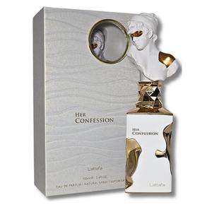 Her Confession 100ml Eau De Parfum - Floral Gourmand Vanilla Tonka - Lattafa
