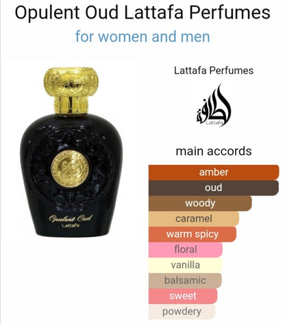 Opulent Oud Eau De Parfum 100ml By Lattafa Vanilla