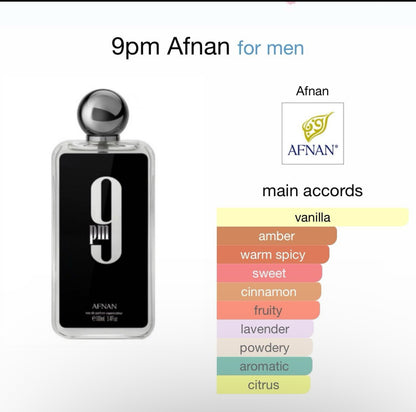 9pm Perfume Eau De Parfum By Afnan 100ml