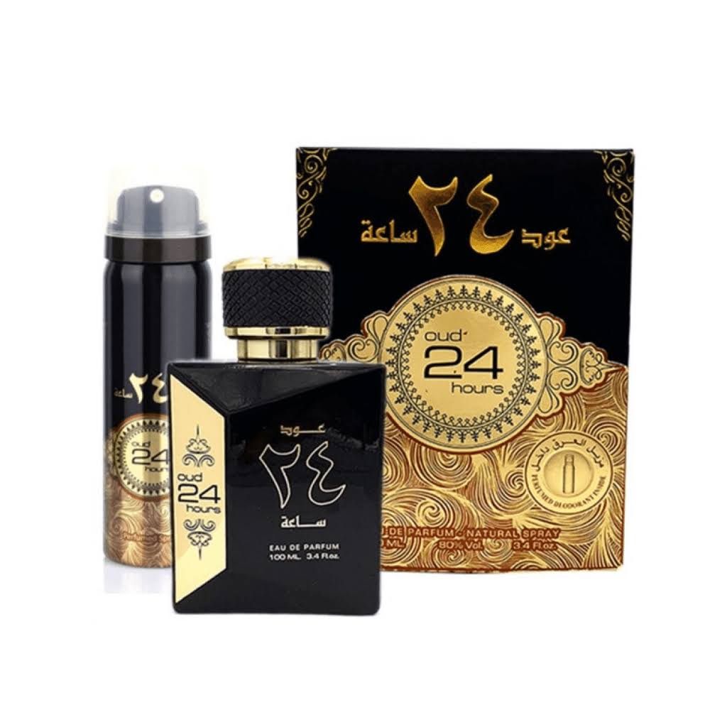 Oud 24 Hours Eau De Parfum 100ml With Deodorant By Ard Al Zaafaran